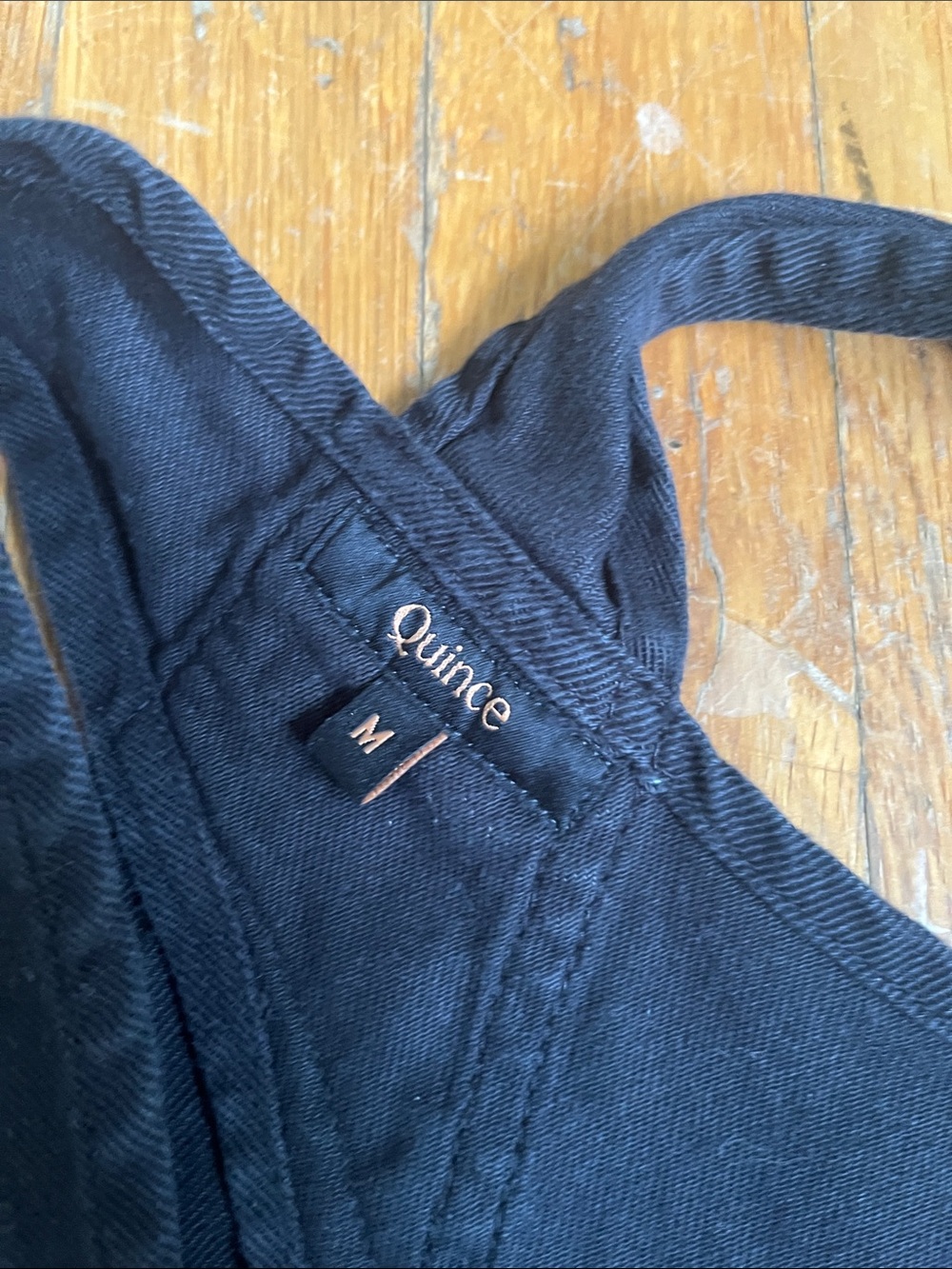 Quince Organic Stretch Cotton Twill Relaxed Overalls - Picture 3 of 4